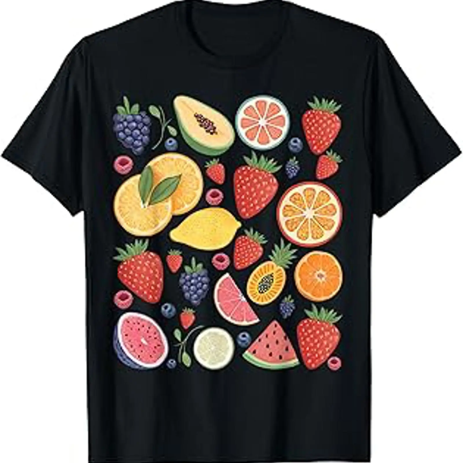 Vintage Fashion Collage - Sevimli Vintage Meyve Kolajı Yaz Plaj