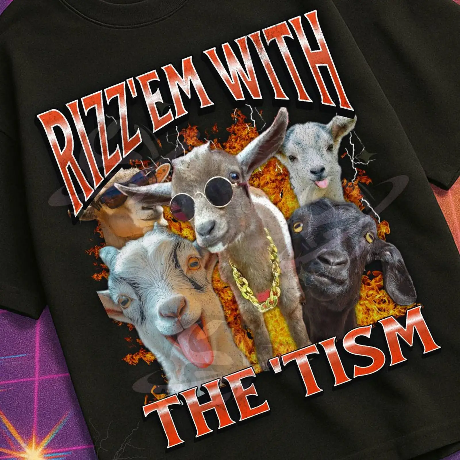 Vintage Fashion Gen Z - Rizz 'Em With The 'Tism Komik