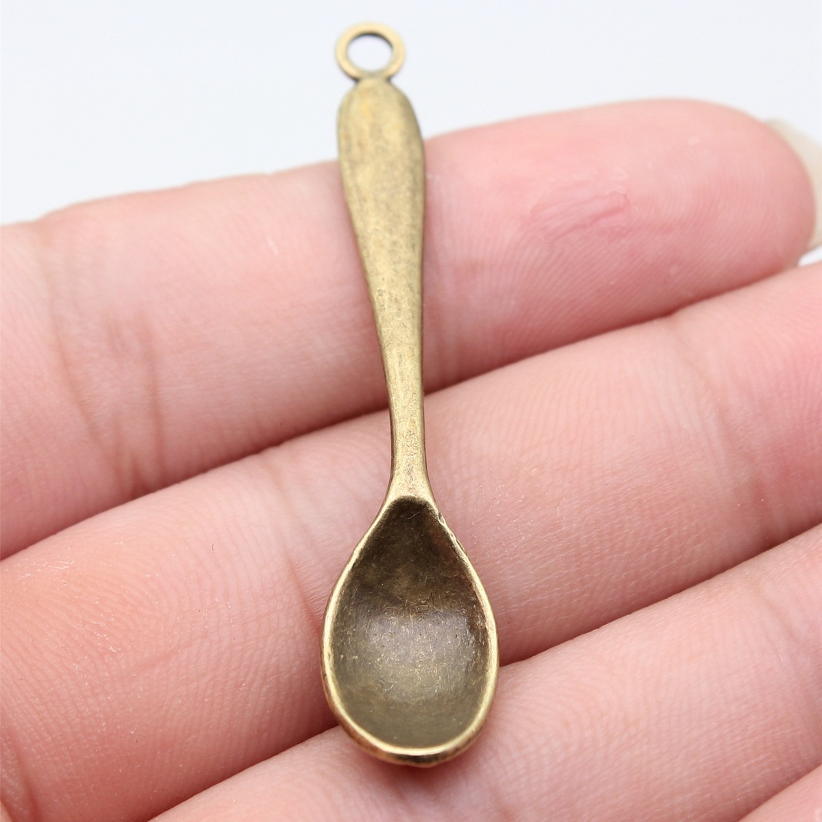 Vintage Fashion Words - 10 adet 54x11mm 5 Renk Kaşık