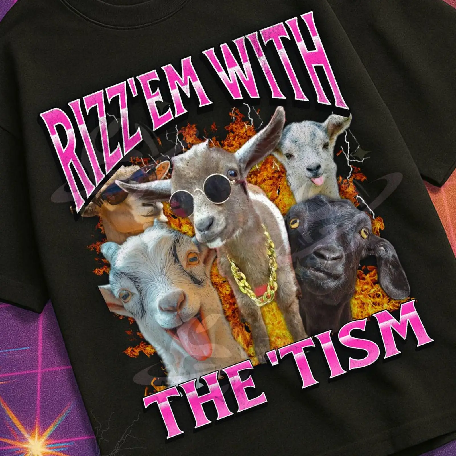 Vintage Fashion Gen Z - Rizz 'Em With The 'Tism Komik