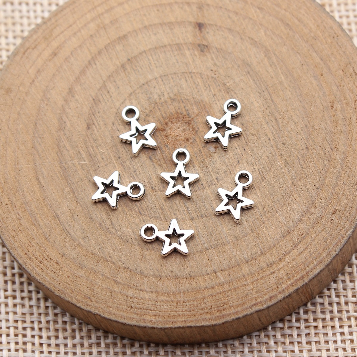 Vintage Fashion Words - 80 adet 8.5x6.2mm (0.33x0.24 inç) Antik