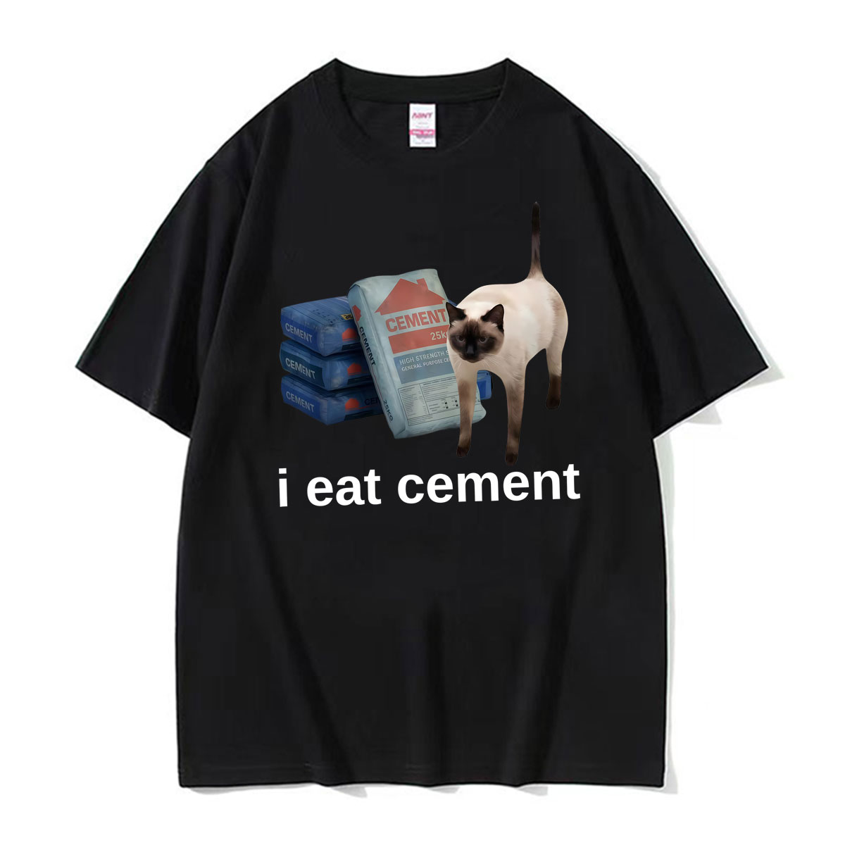 Komik Ben Çimento Yiyorum Kedi - Vintage Fashion Gen Z incelemesi ve fiyatı