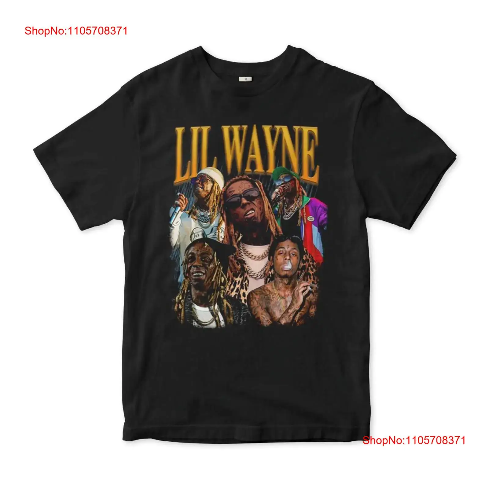 Lil Wayne Collage Tişört Pamuk - Vintage Fashion Collage incelemesi ve fiyatı