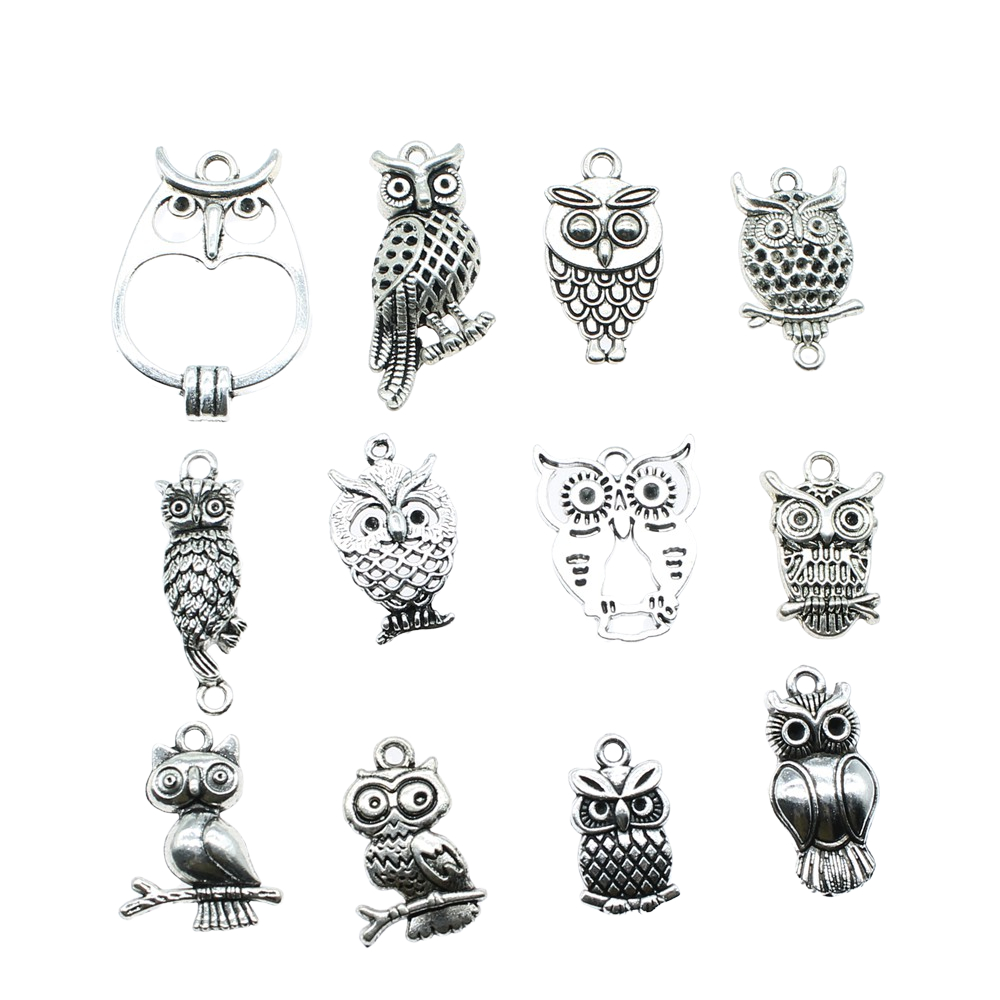 10 adet Charms Baykuş Antik Gü - Vintage Fashion Words incelemesi ve fiyatı