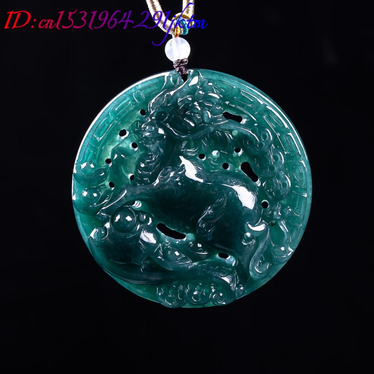 Birmanya Jadeite Ejderha Kolye - Vintage Fashion Luxury incelemesi ve fiyatı