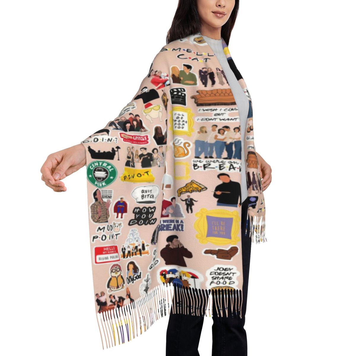 Vintage Friends TV Show Sembol - Vintage Fashion Collage incelemesi ve fiyatı