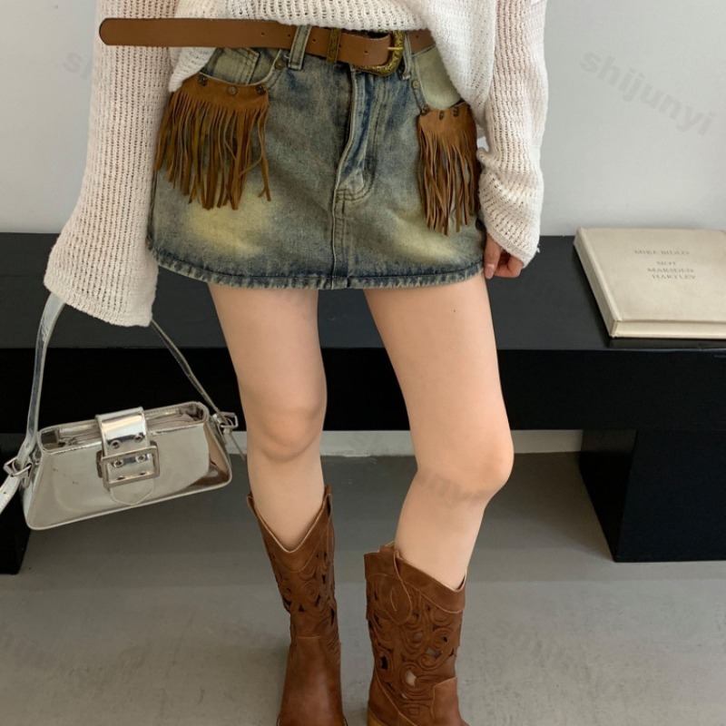 Kadın içi boş kovboy çizmeleri - Vintage Fashion Luxury incelemesi ve fiyatı